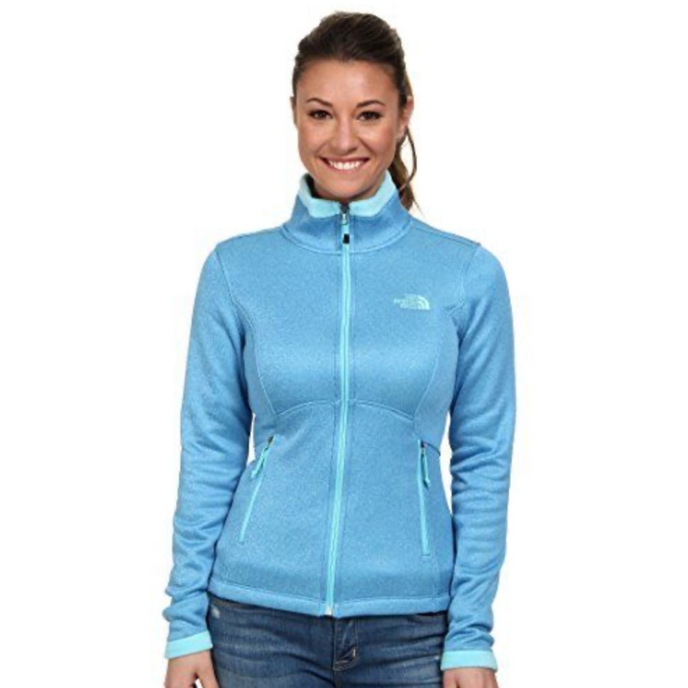 THE NORTH FACE Full Zip Fleece Jacket Blue Women's Sz Small